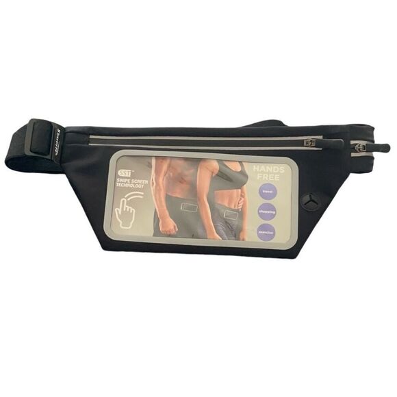 Fanny pack Running Waist Belt Black - Picture 1 of 8
